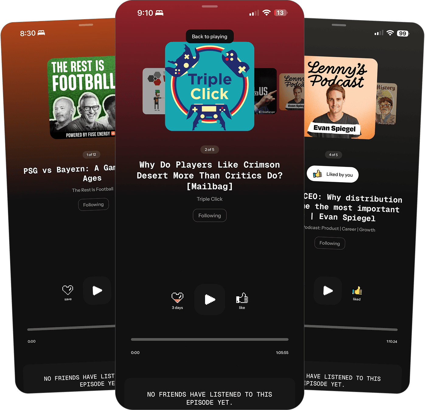 Daily feature preview in dark mode